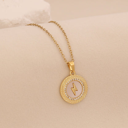 Golden Faith Heart Pendant Necklace