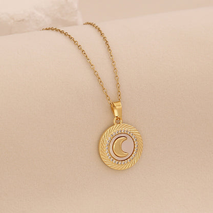 Golden Faith Heart Pendant Necklace