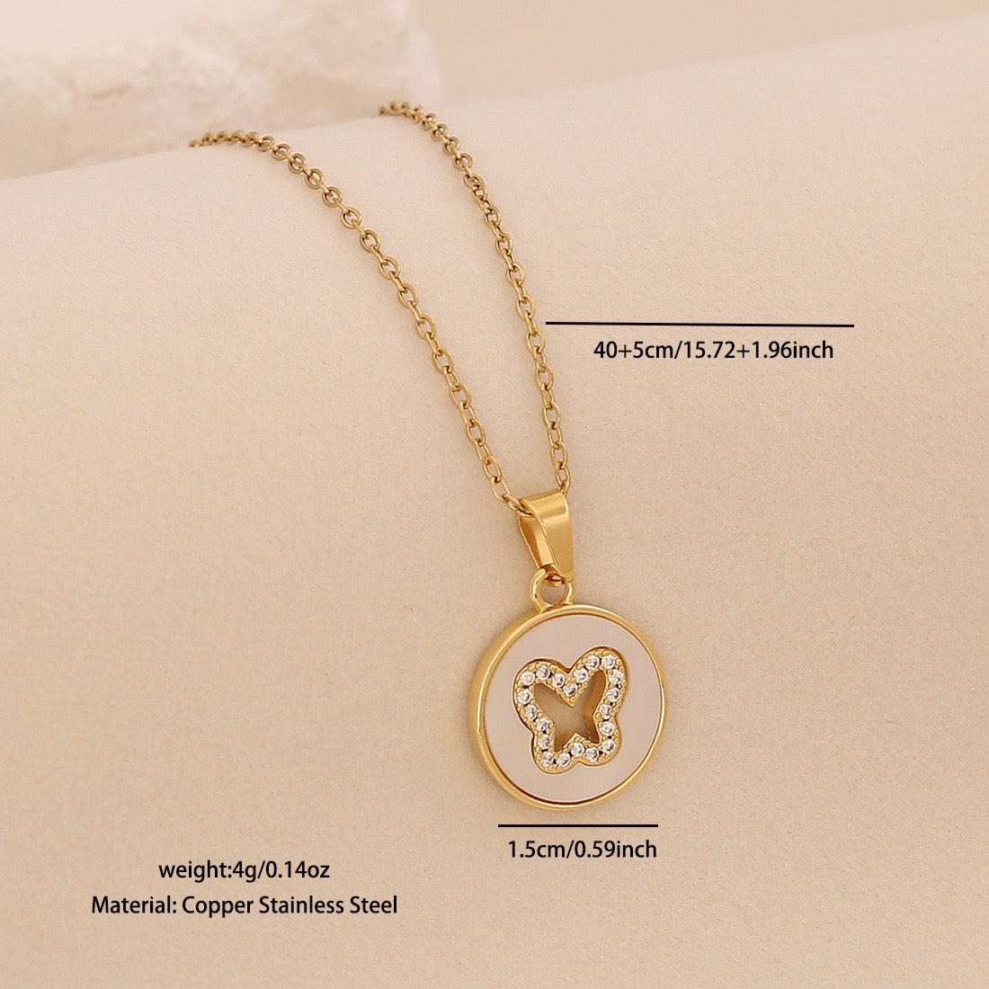 Golden Bloom Cross Pendant Necklace