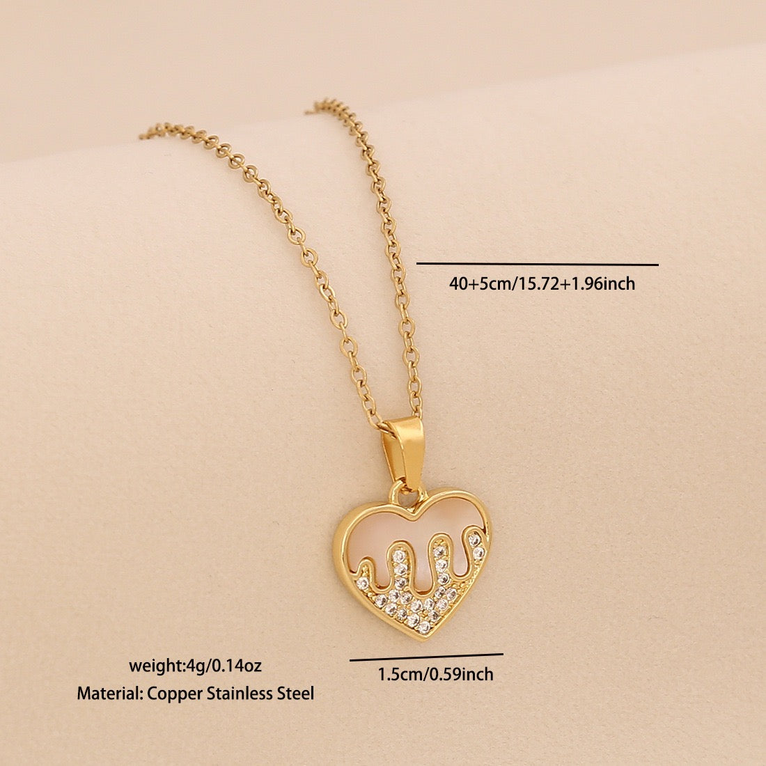 Golden Bloom Cross Pendant Necklace