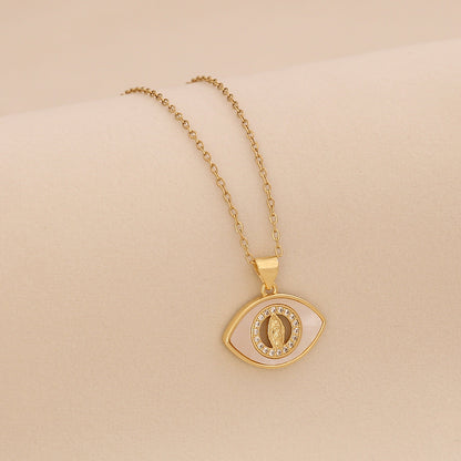 Golden Bloom Cross Pendant Necklace