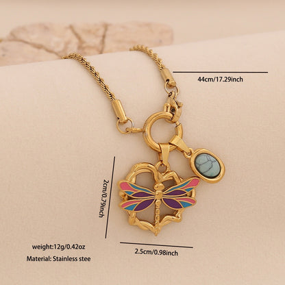 Vintage Elephant Charm Necklace