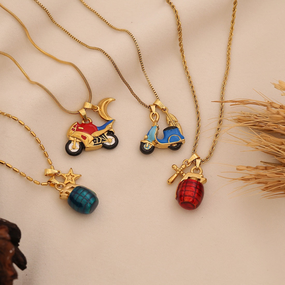 Freedom Rider Pendant Necklace