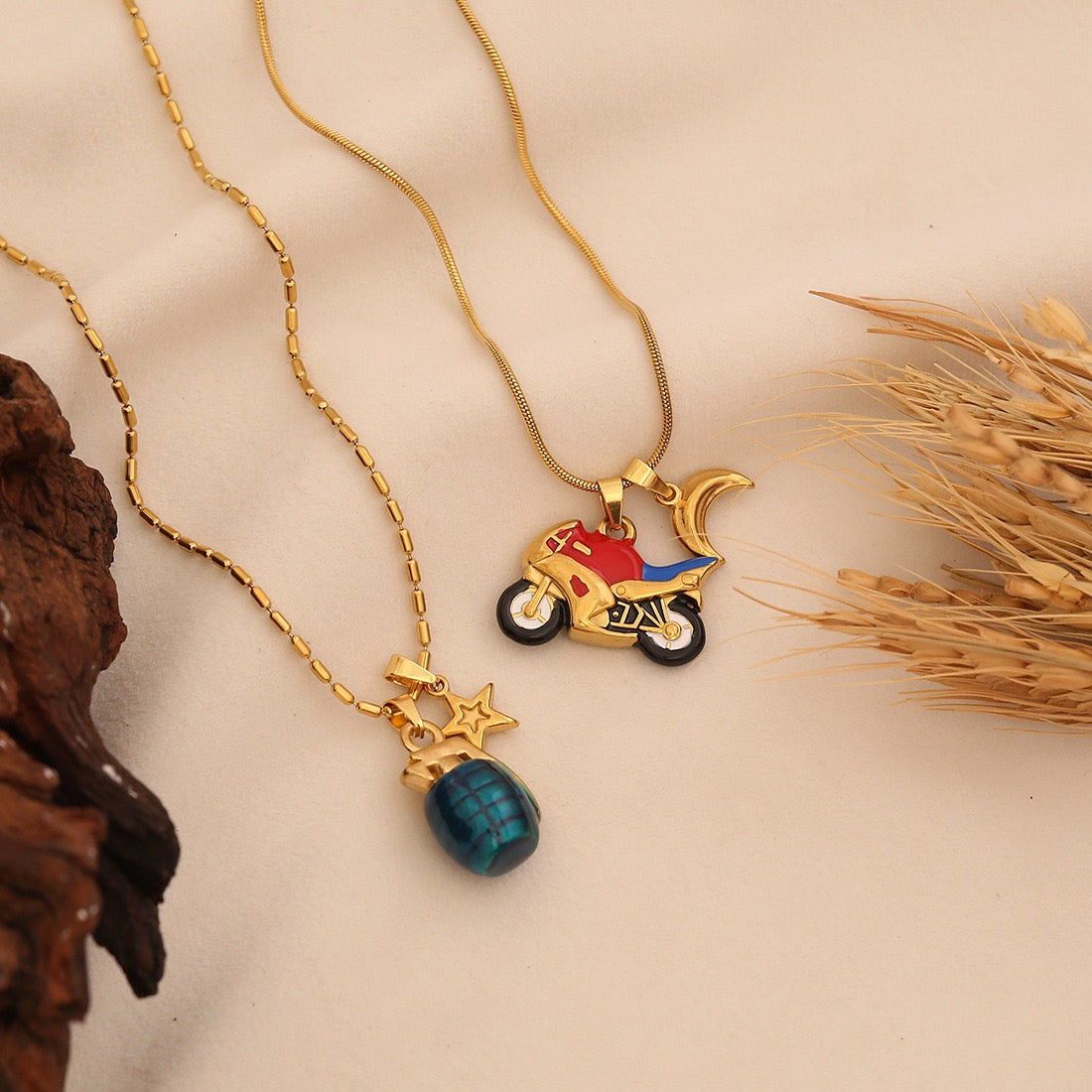 Freedom Rider Pendant Necklace