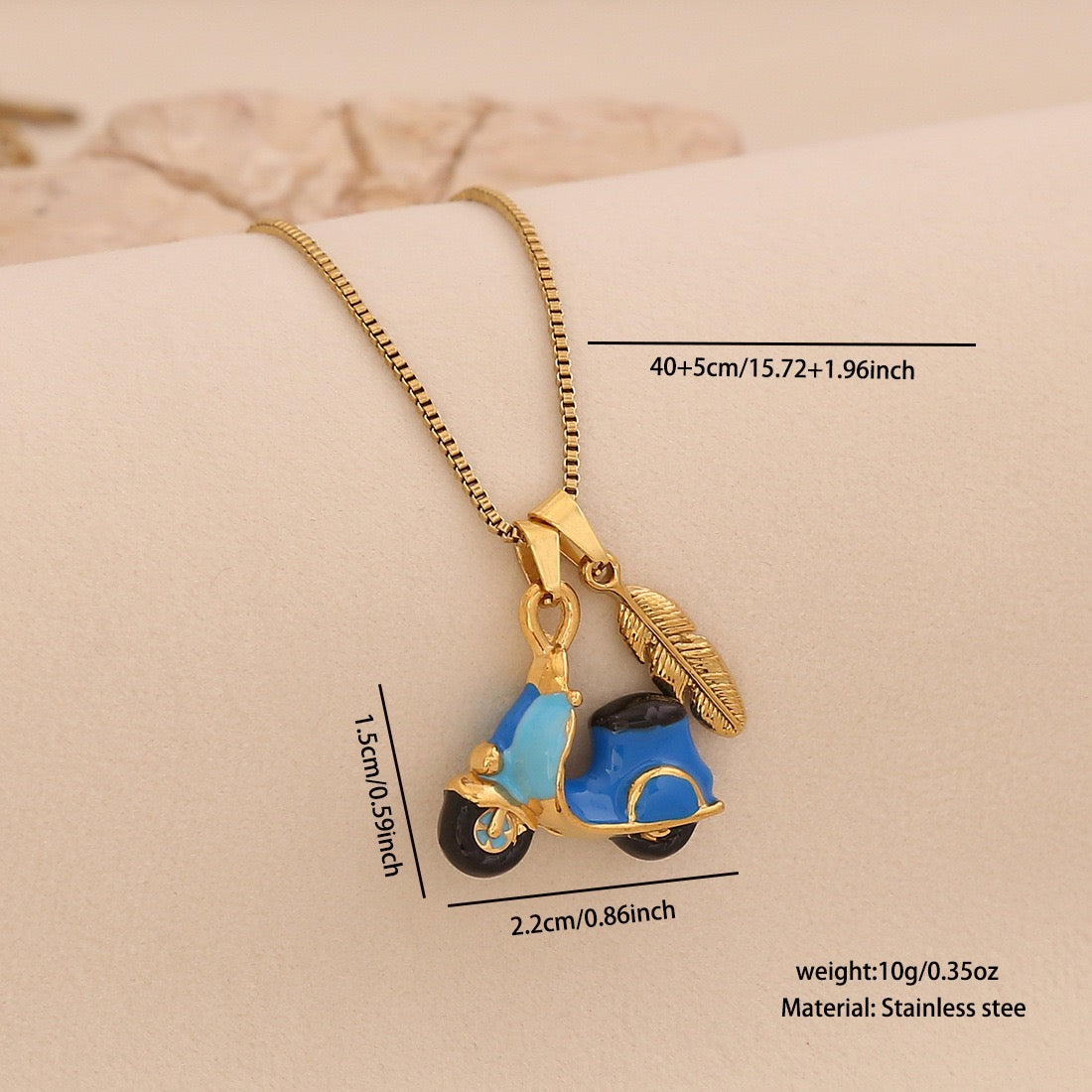 Freedom Rider Pendant Necklace