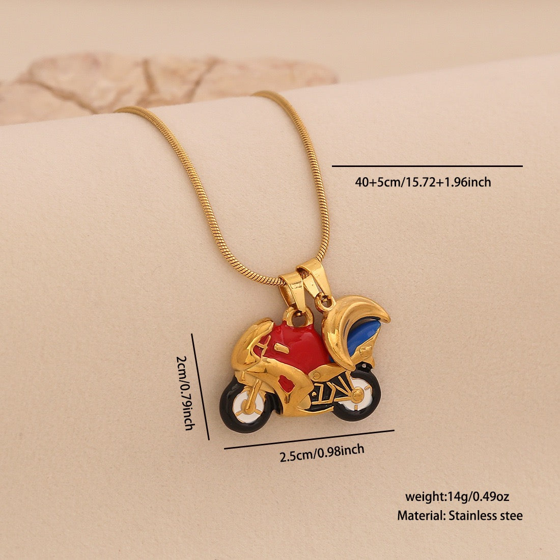 Freedom Rider Pendant Necklace