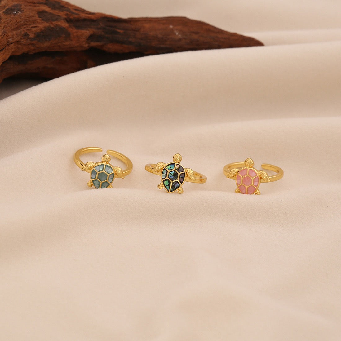 Ocean Turtle Shell Pendant Necklace