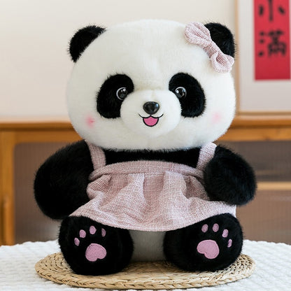 Chic Panda Plush Toy
