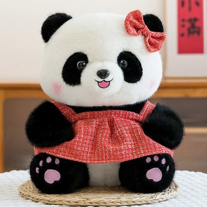 Chic Panda Plush Toy