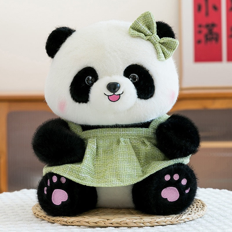 Chic Panda Plush Toy