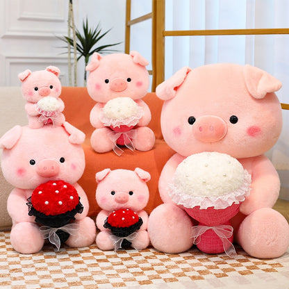Bouquet Pig Plush