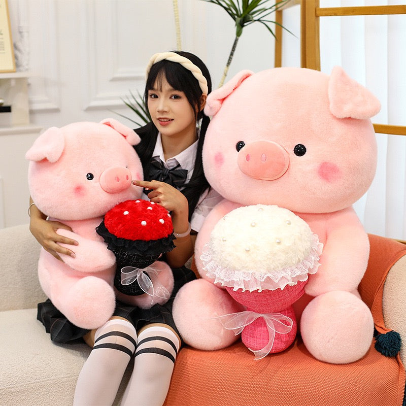 Bouquet Pig Plush
