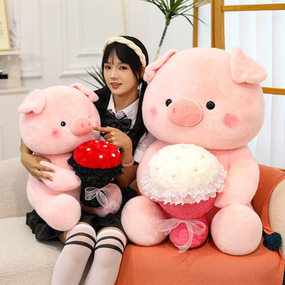 Bouquet Pig Plush