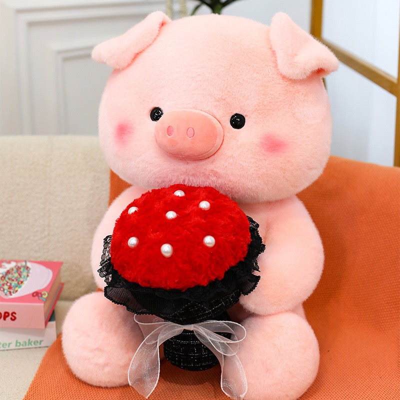 Bouquet Pig Plush