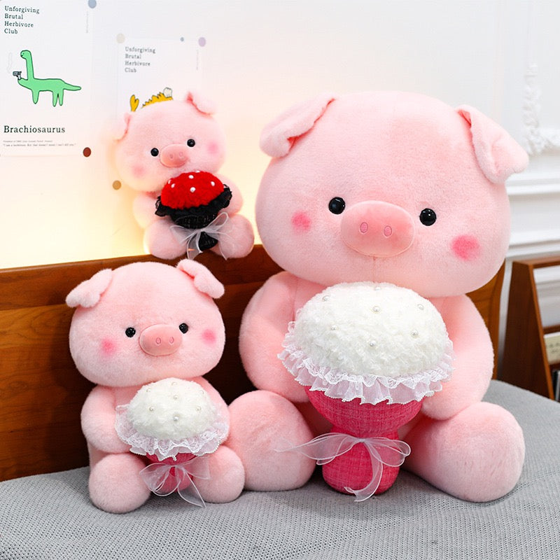 Bouquet Pig Plush