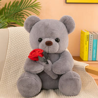 Grey Rose Bear