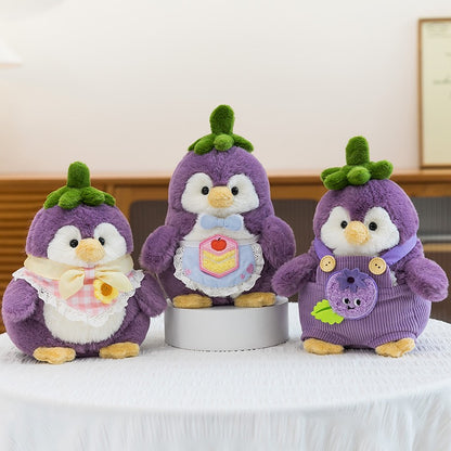 Eggplant Penguin Plush