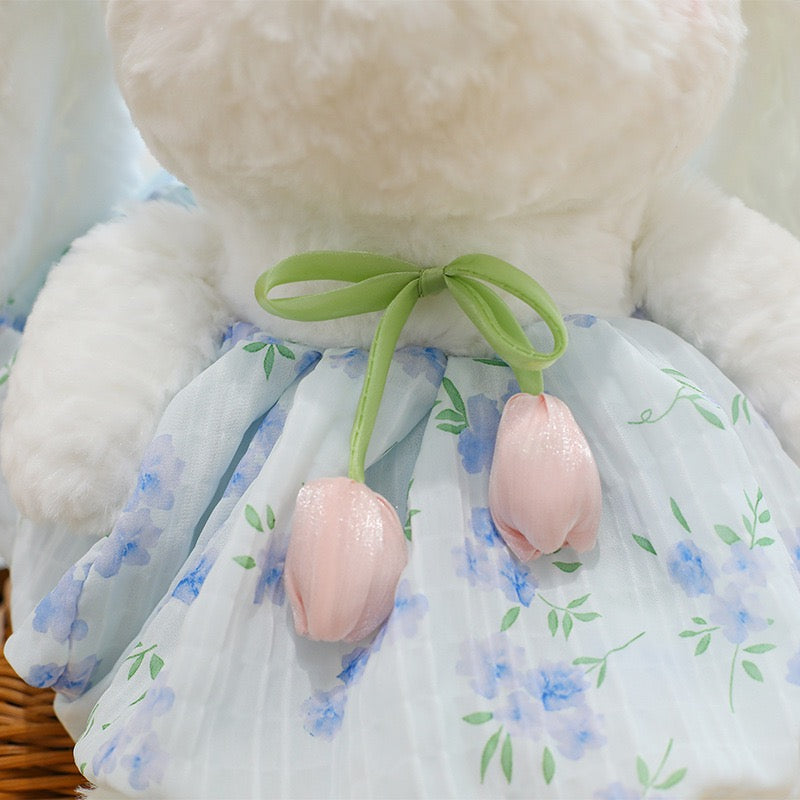 Floral Bunny Plush