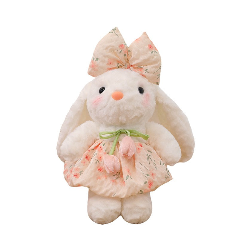 Floral Bunny Plush
