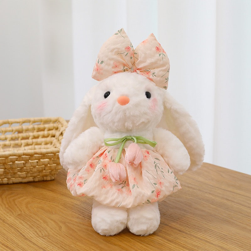 Floral Bunny Plush