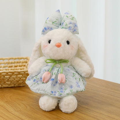 Floral Bunny Plush