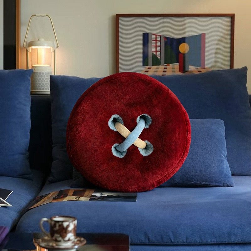 Button Round Cushion