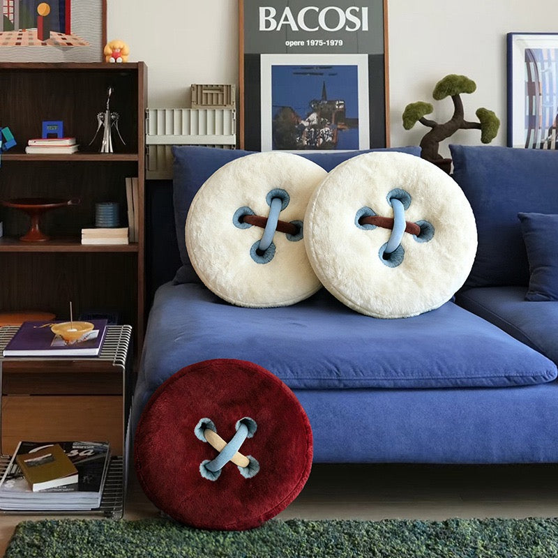 Button Round Cushion