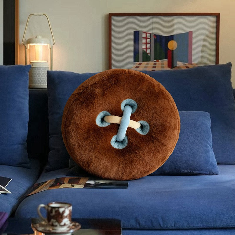 Button Round Cushion