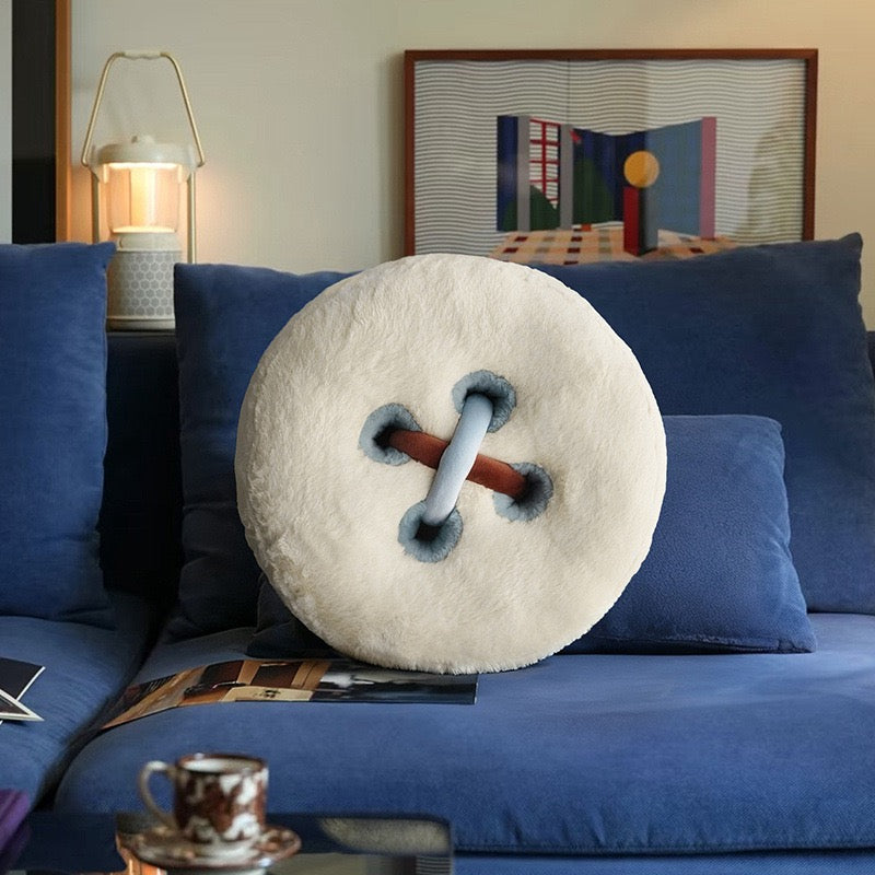 Button Round Cushion