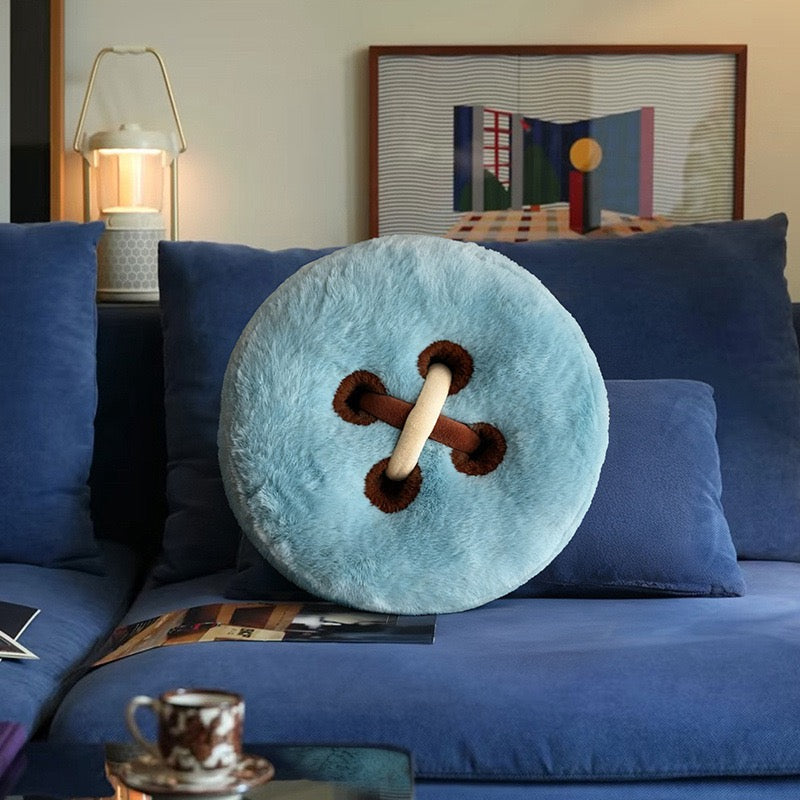 Button Round Cushion