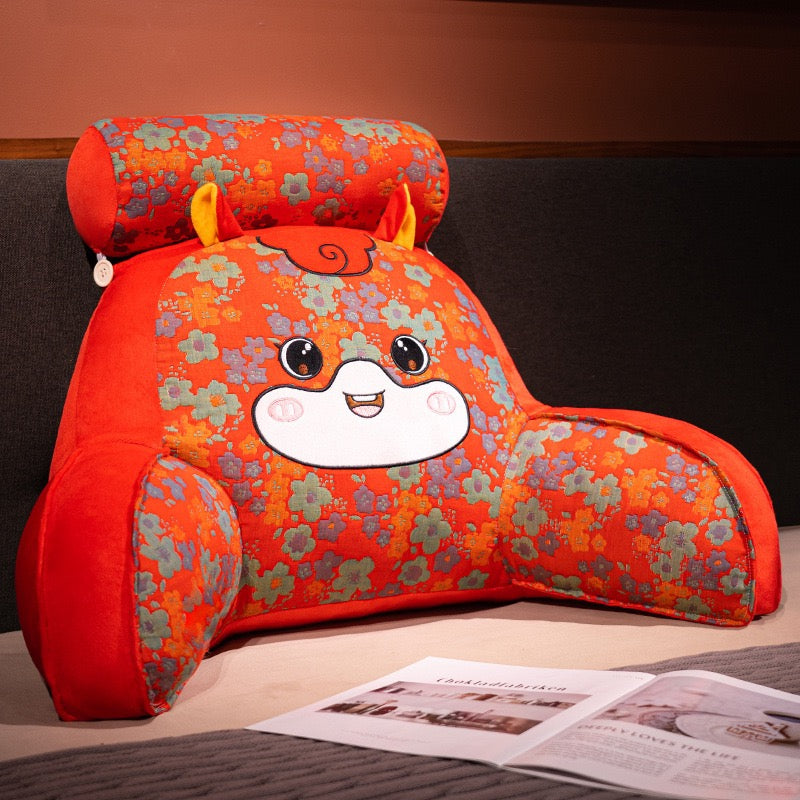 Lucky Horse Backrest Pillow