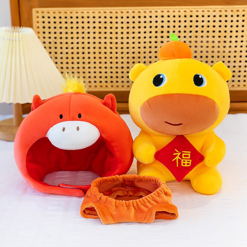 Lucky Capybara Keychain